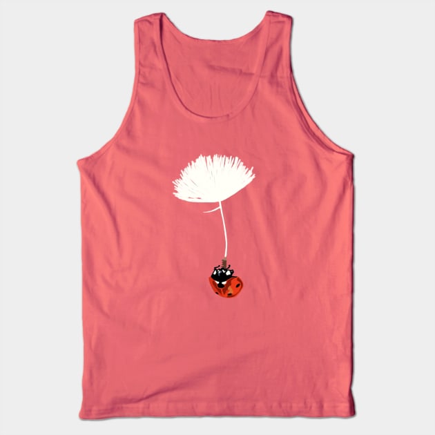 Ladybug flight Tank Top by Manitarka